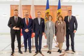 Maia Sandu s-a întâlnit cu o delegație a Senatului Republicii Polone